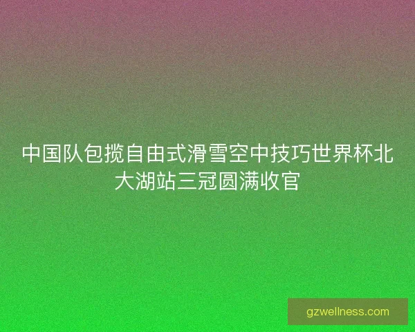 中国队包揽自由式滑雪空中技巧世界杯北大湖站三冠圆满收官 中国队包揽自由式滑雪空中技巧世界杯北大湖站三冠圆满收官